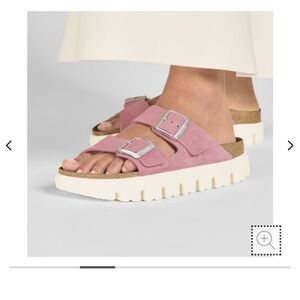 Birkenstock Papillio Chunky Arizona Sandals in Candy Pink